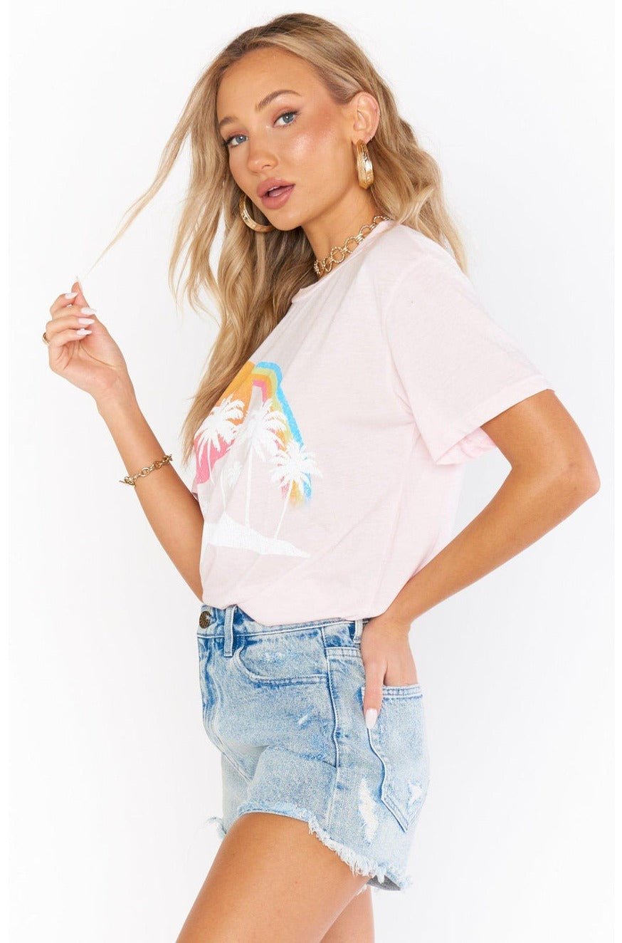 Shop Show Me Your Mumu Travis Tropical Rainbow Graphic Tee - Premium T-Shirt from Show Me Your Mumu Online now at Spoiled Brat 