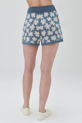 Shop Spiritual Gangster Floral Jacquard Relaxed Sweater Shorts - Spoiled Brat  Online