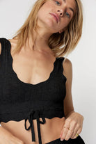 Spiritual Gangster Hudson Pointelle Sweater Tank Top - Spoiled Brat