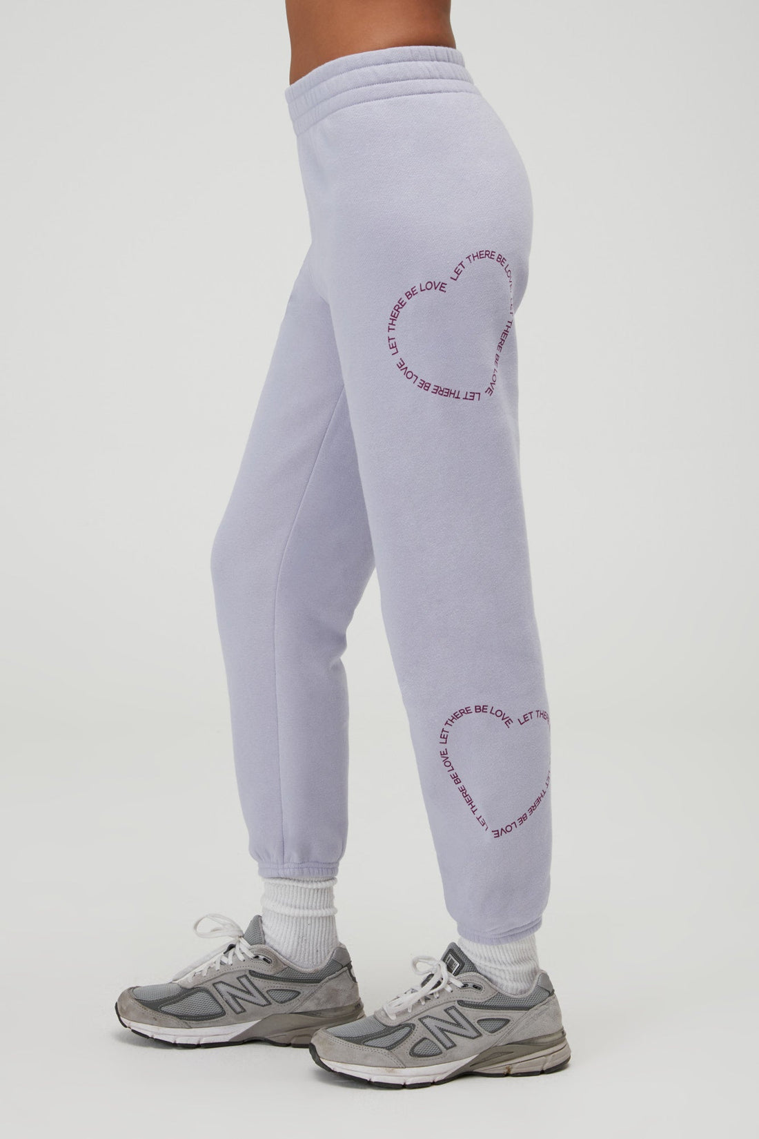 Shop Spiritual Gangster Let There Be Love Boyfriend Sweatpants - Premium Jogger Bottoms from Spiritual Gangster Online now at Spoiled Brat 