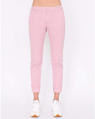 Shop Sundry Glitter Stripe Roll Up Chino Trousers - Premium Trousers from Sundry Online now at Spoiled Brat 