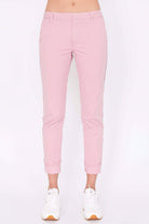 Shop Sundry Sundry Glitter Stripe Roll Up Chino Trousers Trousers for women – premium loungewear and festival fashion at Spoiled Brat