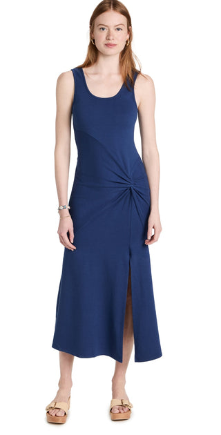 Shop Sundry Twistfront Sleeveless Maxi Dress - Premium Maxi Dress from Sundry Online now at Spoiled Brat 