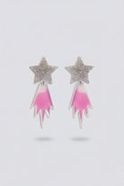 Shop Suzywan DELUXE Suzywan DELUXE Falling Star Acrylic Earrings Earrings for women – premium loungewear and festival fashion at Spoiled Brat
