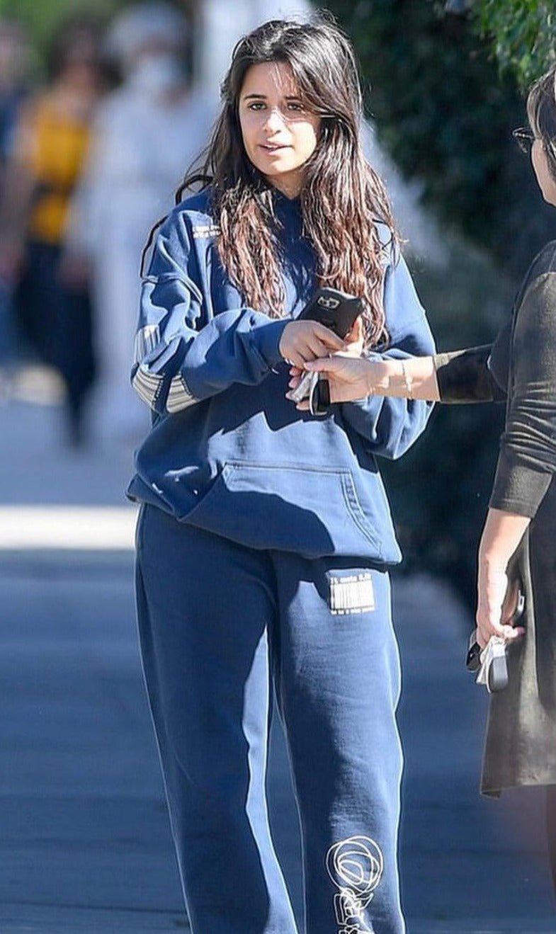 Shop As seen on Camila Cabello Mayfair IT COSTS $0 to be a Nice Person Sweatpants - Premium Sweatpants from The Mayfair Group Online now at Spoiled Brat 
