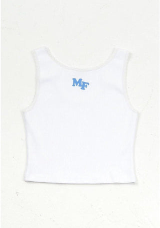 Shop The Mayfair Group Be Nice! White Tank Top - Seen on Vanessa Hudgens & Nicole Scherzinger - Spoiled Brat  Online