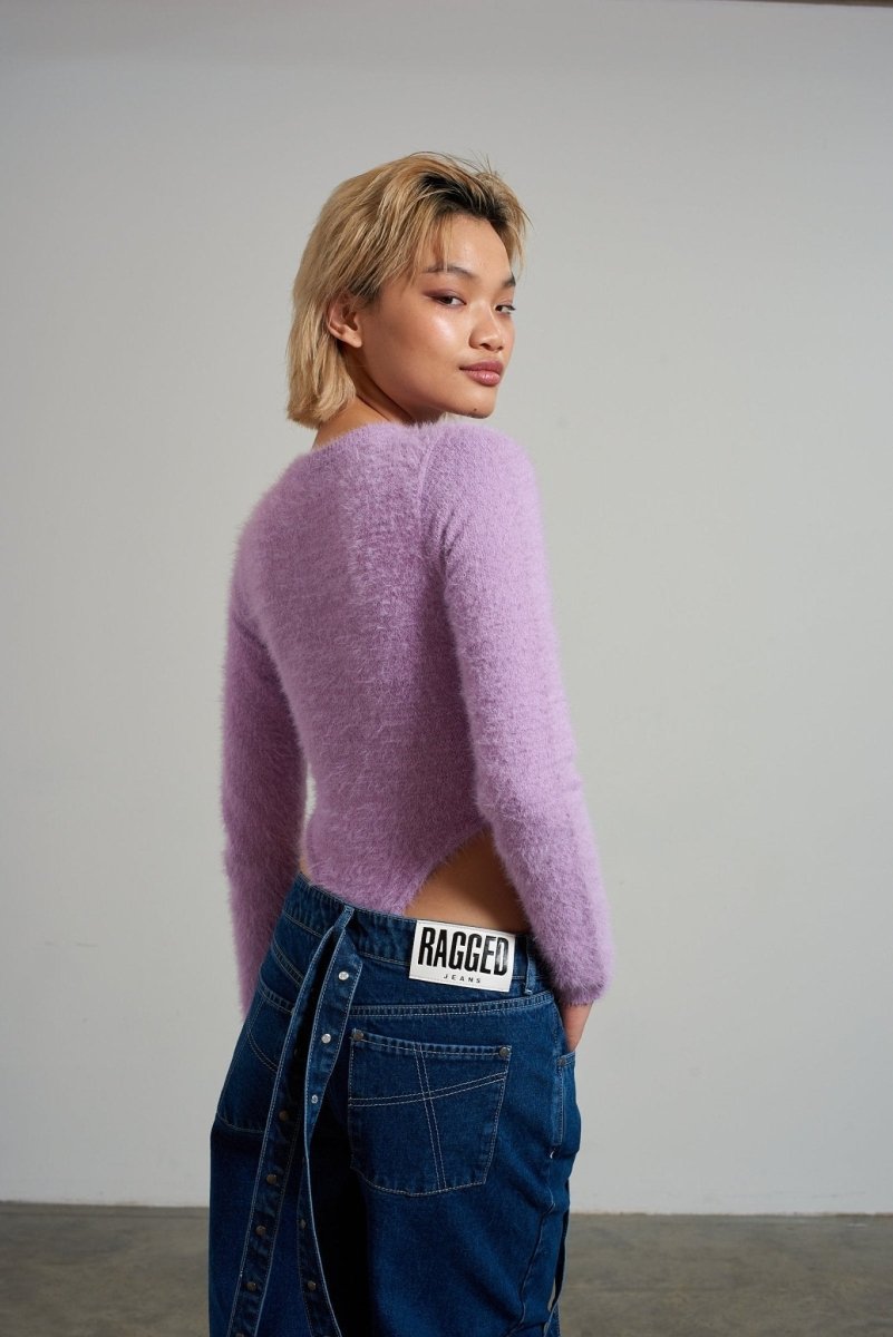 Shop The Ragged Priest The Ragged Priest Lilac Obsessed Bodysuit Bodysuit for women – premium loungewear and festival fashion at Spoiled Brat
