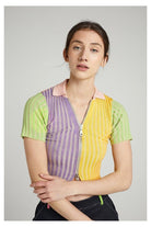 Shop The Ragged Priest The Ragged Priest Shine Knit Top as seen on Chloe Meadows Knit Jumper for women – premium loungewear and festival fashion at Spoiled Brat