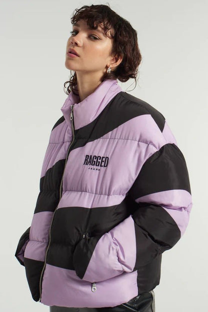 Shop The Ragged Priest Zonked Puffer Jacket - Premium Jacket from The Ragged Priest Online now at Spoiled Brat 