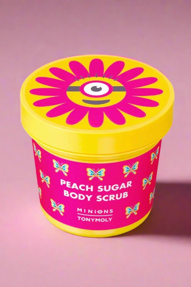 Shop Tony Moly Tony Moly x Minions Peach Sugar Body Scrub Body Wash for women – premium loungewear and festival fashion at Spoiled Brat
