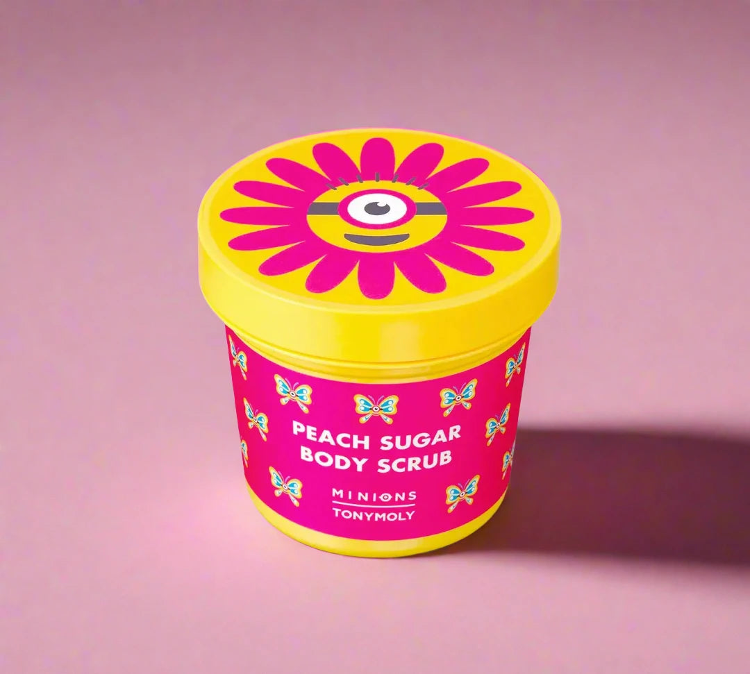 Shop Tony Moly Tony Moly x Minions Peach Sugar Body Scrub online at Spoiled Brat