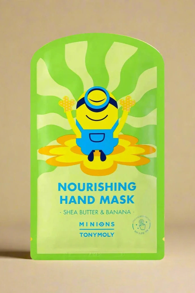 TonyMoly x Minions Nourishing Banana Hand Mask Beauty Product by Tony Moly as seen on celebrities