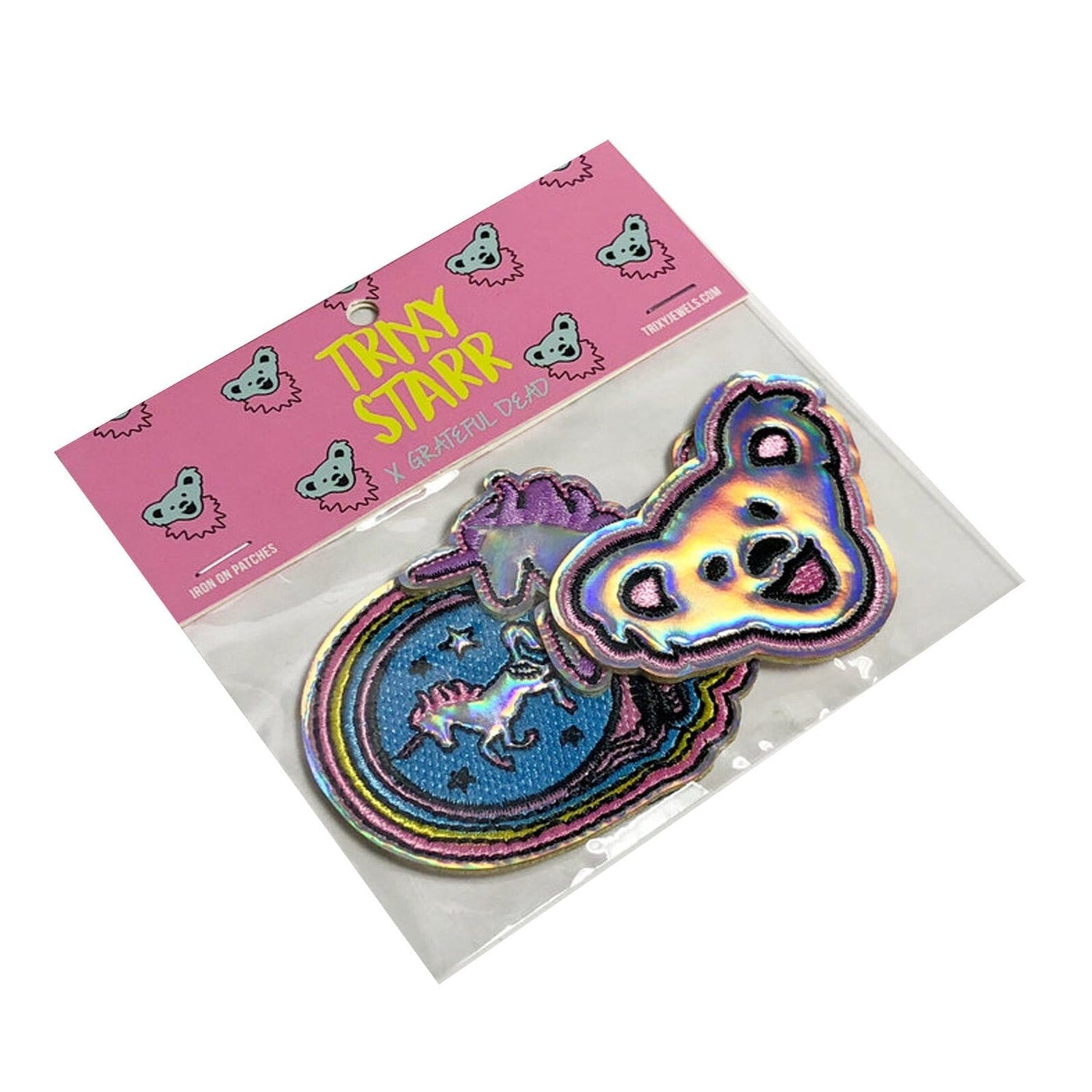 Buy Trixy Starr x Grateful Dead Iron On Patches at Spoiled Brat  Online - UK online Fashion &amp; lifestyle boutique