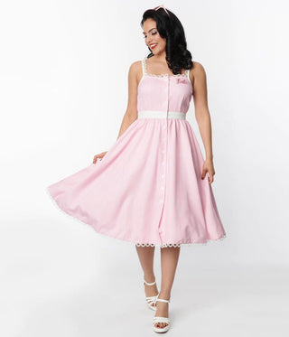Shop Barbie x uv Piper Swing Dress - Premium Dress from Unique Vintage Online now at Spoiled Brat 