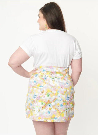 Shop Care Bears x Unique Vintage Plus Size Kingdom Of Caring Print Mini Skirt - Spoiled Brat  Online