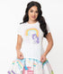 Shop My Little Pony x Unique Vintage Retro Rainbow Womens Graphic Tee - Premium T-Shirt from Unique Vintage Online now at Spoiled Brat 