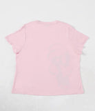 The Smurfs x Unique Vintage Pink Smurfs Fitted Tee Top by Unique Vintage as seen on celebrities