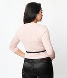 Unique Vintage Betty Boop x Unique Vintage Light Pink Sweetheart Cardigan - Spoiled Brat