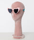 Shop Unique Vintage x Barbie Pink Heart Frame Sunglasses - Premium Sunglasses from Unique Vintage Online now at Spoiled Brat 