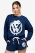 Shop Wildfox 90s Crest Cody Sweatshirt - Premium Jumper from Wildfox Online now at Spoiled Brat 