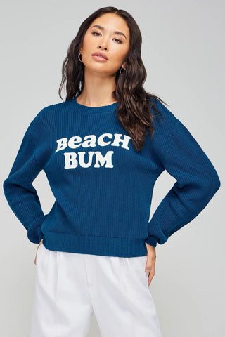 Shop Wildfox Beach Bum Knit Newport Sweater - Premium Sweater from Wildfox Online now at Spoiled Brat 