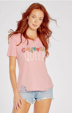 Shop Wildfox Wildfox Calypso Queen Stellar Crew T-Shirt online at Spoiled Brat