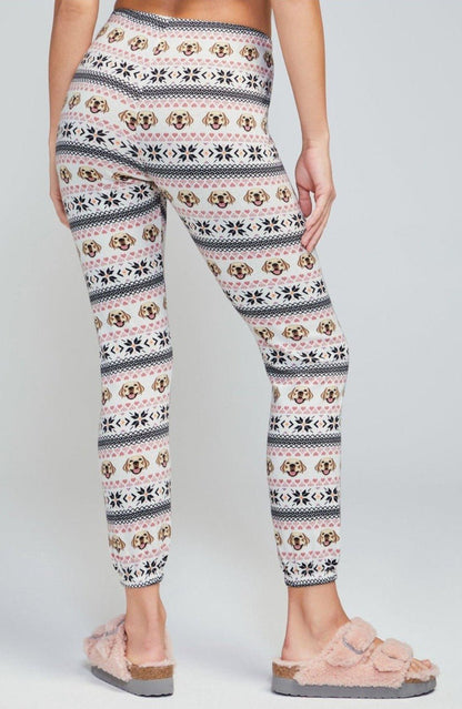 Shop Wildfox Christmas Sweet Stitch Knox Sweatpants - Premium Trousers from Wildfox Online now at Spoiled Brat 
