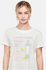 Shop Wildfox Wildfox Gin Gimlet Charlie Crop Tee online at Spoiled Brat