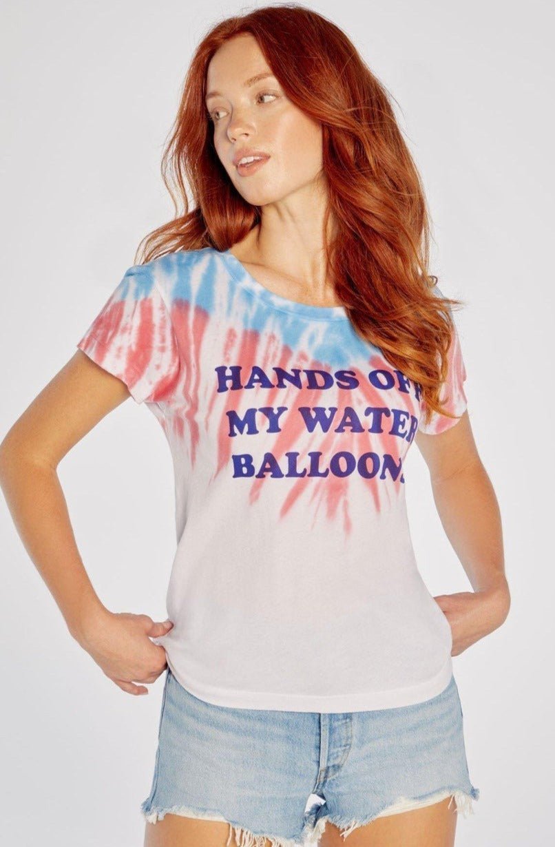 Shop Wildfox Wildfox Hands Off My Water Balloons No9 Tee online at Spoiled Brat