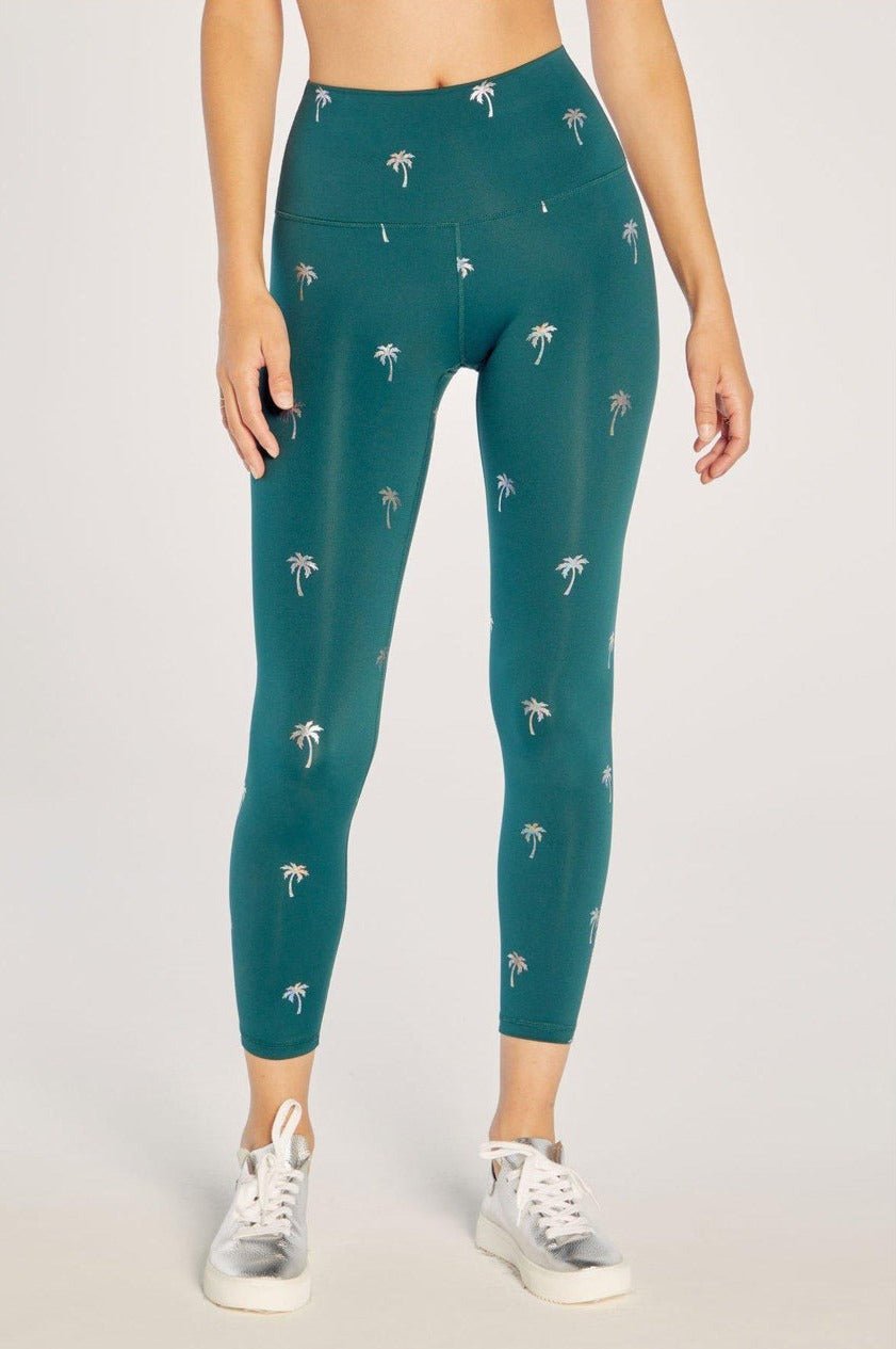 Shop Wildfox High Waisted Shine 7/8 Leggings - Premium Leggings from Wildfox Online now at Spoiled Brat 