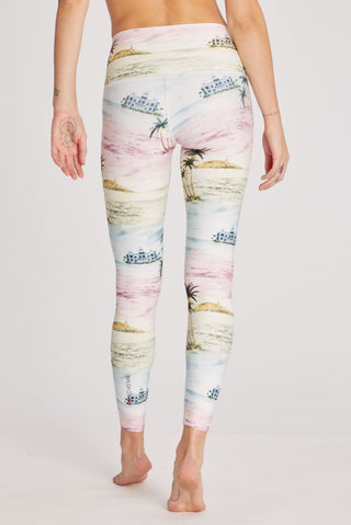 Shop Wildfox Hollywood Hotel Gym Leggings - Premium Leggings from Wildfox Online now at Spoiled Brat 