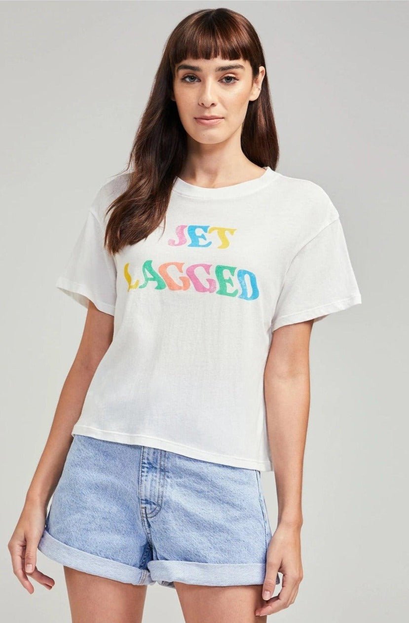 Shop Wildfox Jet Lagged Boy Tee - Premium T-Shirt from Wildfox Online now at Spoiled Brat 