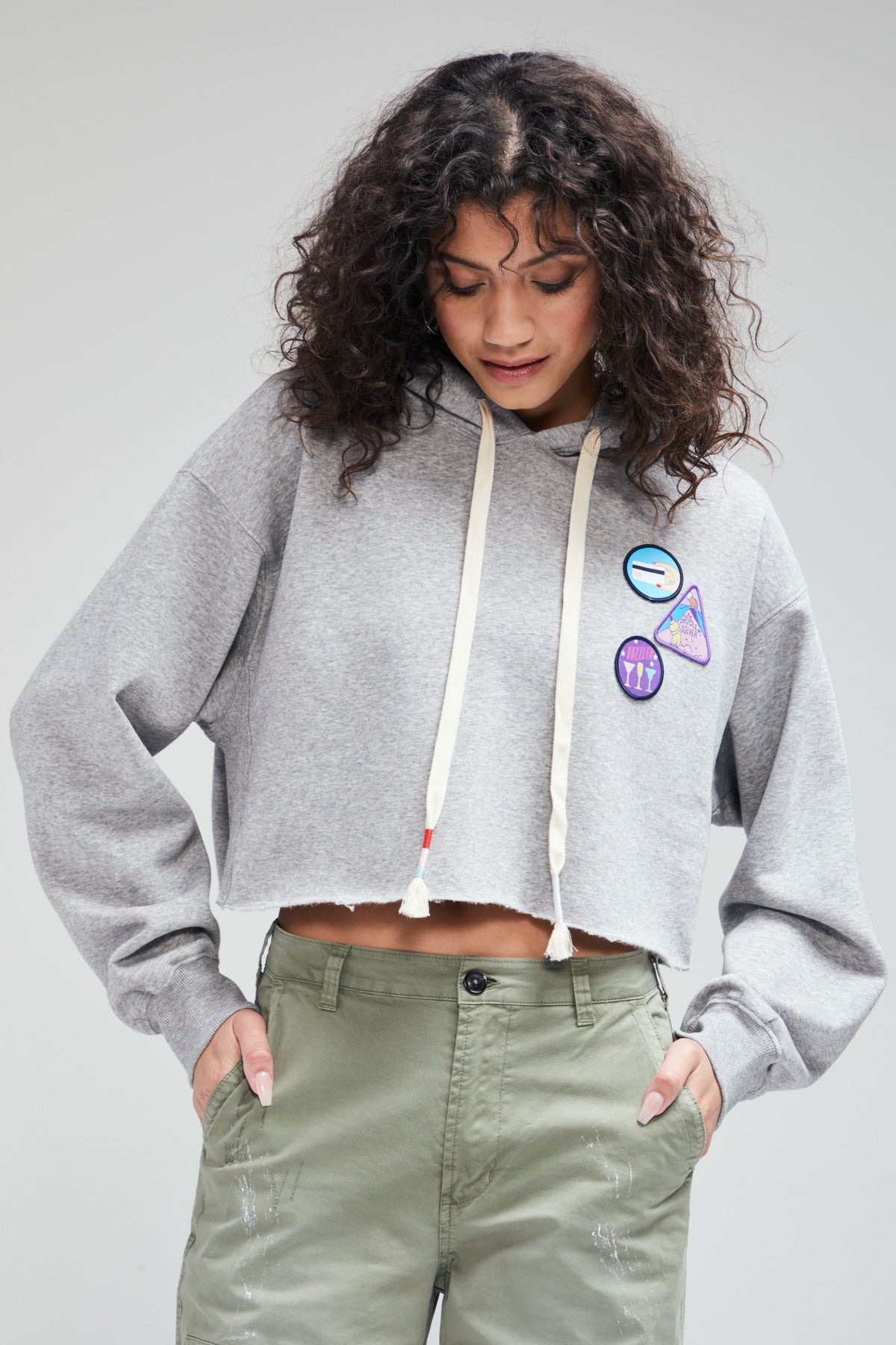 Shop Wildfox Wildfox Merit Badges Harley Pullover Hoodie online at Spoiled Brat