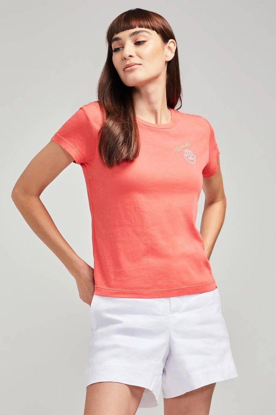Shop Wildfox Namaste No9 Tee - Premium T-Shirt from Wildfox Online now at Spoiled Brat 