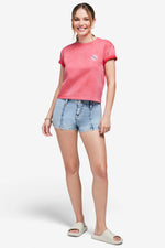 Shop Wildfox Wildfox Off Duty Jaime Crop Tee online at Spoiled Brat