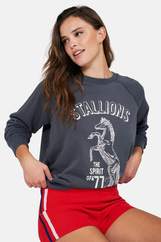 Shop Wildfox Stallion Of 77 Sommers Sweatshirt - Spoiled Brat  Online