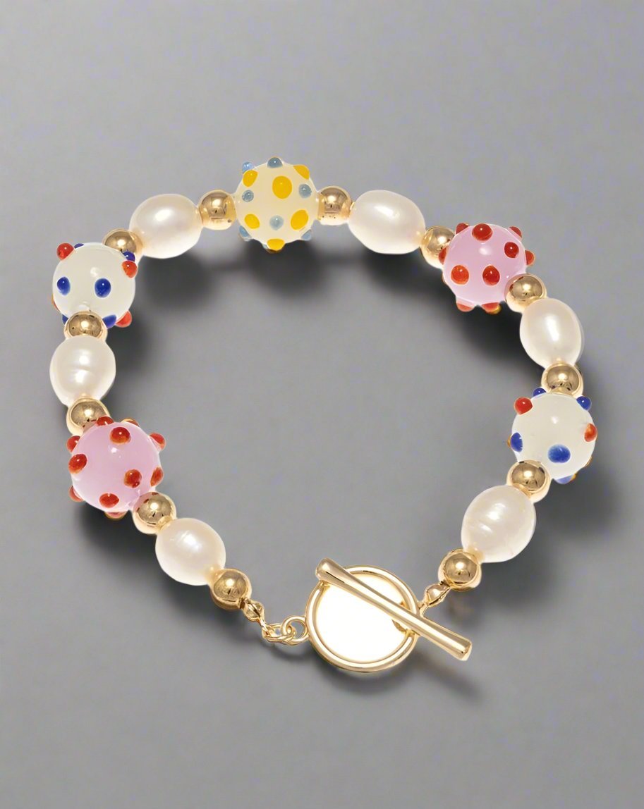 Shop 8 Other Reasons Sofia Richie x 8 Other Reasons Glass Bead Charm Bracelet Bracelet for women – premium loungewear and festival fashion at Spoiled Brat