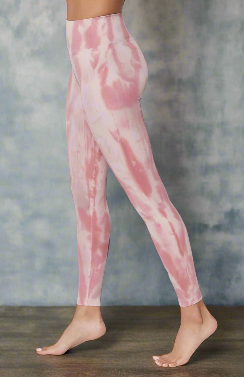 Shop Spiritual Gangster Spiritual Gangster Love Sculpt Winter Rose Tie Dye Leggings Leggings for women – premium loungewear and festival fashion at Spoiled Brat