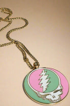 Shop Trixy Starr Trixy Starr x Grateful Dead Pastel Stealie Necklace Necklace for women – premium loungewear and festival fashion at Spoiled Brat
